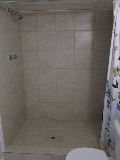simpleispretty.com: Shower Downstairs