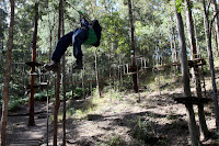 Crossing on the pulley
