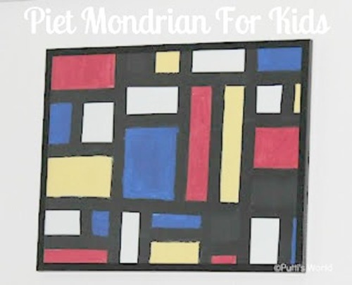 Piet Mondrain Art for Kids Piet Mondrain Art for Kids