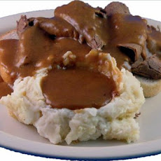 Beef and Potatoes With Leftover Gravy