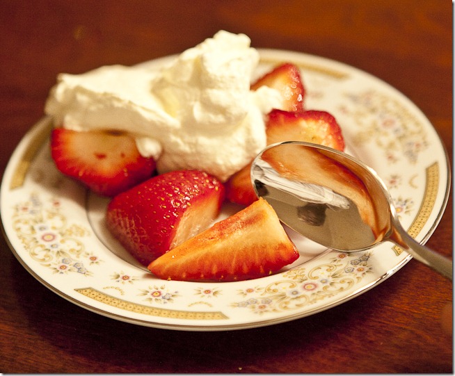 Strawberries with Cream