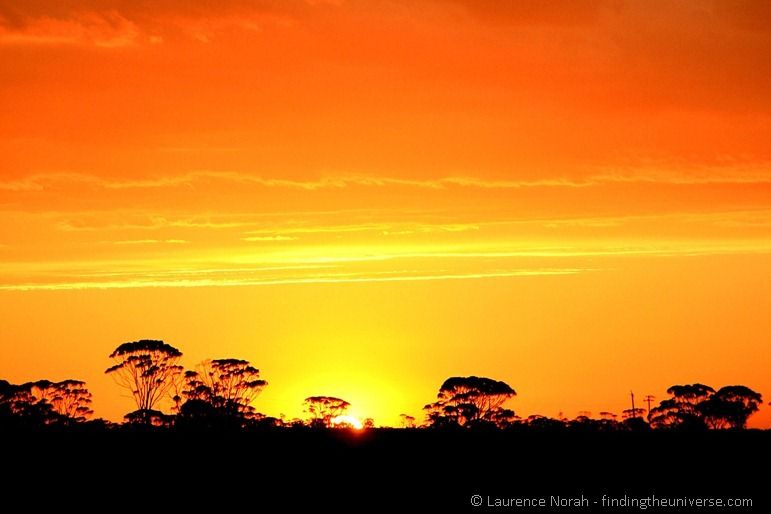 Sunset outback australia Sunset outback australia
