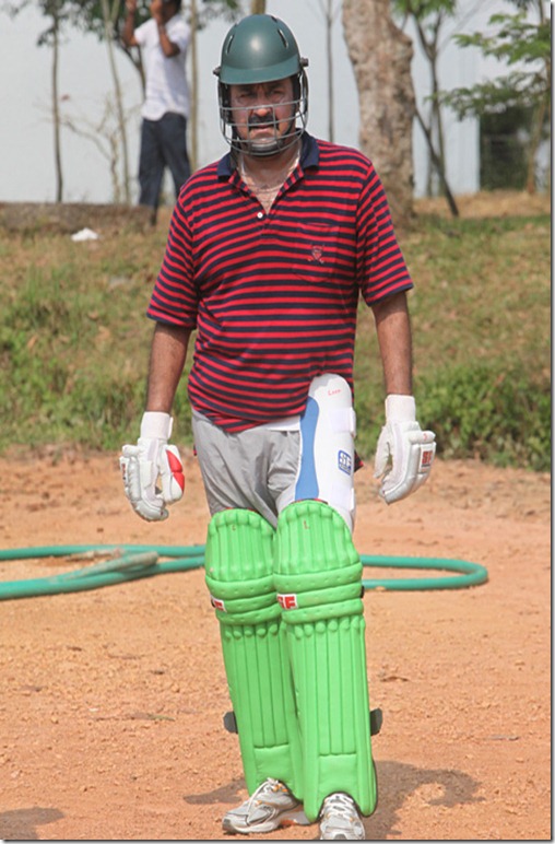 mohanlal as batsman