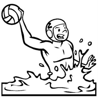 waterpolo dibujos para colorear