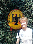 Oli in front of the German Embassy