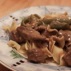 Beef Tips & Gravy With Rice