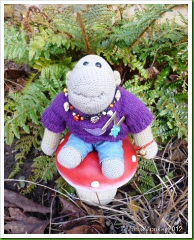 Sitting on a toadstool Sitting on a toadstool