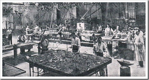 Fábrica de lámparas Martínez y Orts. 1919 Fábrica de lámparas Martínez y Orts. 1919