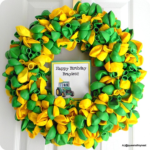 Ballon Wreath Ballon Wreath