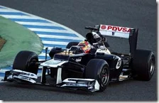 Pastor Maldonado nei test di Jerez 2012