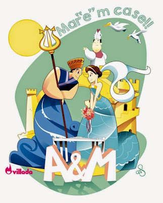 Falla infantil Plaça del Pilar. Lema: "Mare"m" case!!" Artista: Óscar Villada