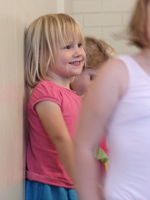 at ballet lesson