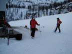 Warm up outside the Gondola