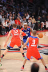 lebron james nba 130217 all star houston 30 game 2013 NBA All Star: LeBron Sets 3 pointer Mark, but West Wins