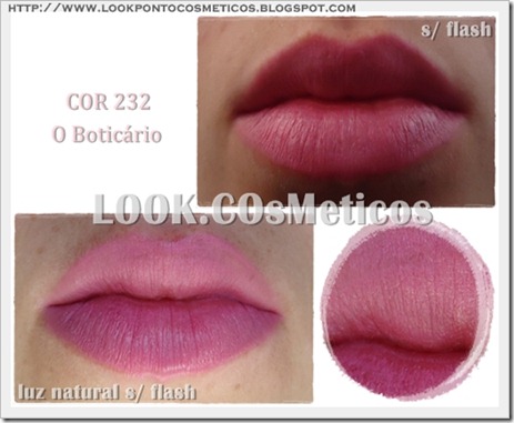cor232 boticário cor232 boticário