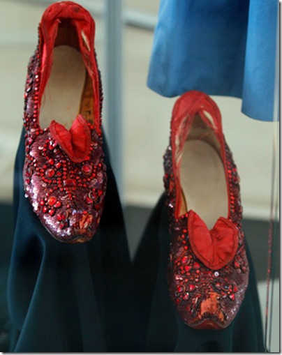 Wizard of Oz ruby slippers for auction