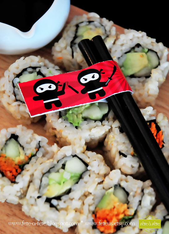 veg-sushi---Ninja-Party-by-Fete6