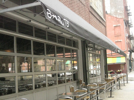 Outside eating area at Barbuto.