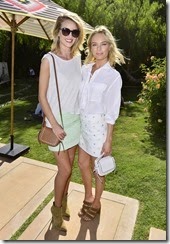 LA QUINTA, CA - APRIL 10:  Model Rosie Huntington-Whiteley (L) and actress Kate Bosworth attend Coach Backstage at SOHO Desert House on April 10, 2015 in La Quinta, California.  (Photo by Jerod Harris/Getty Images for Coach)