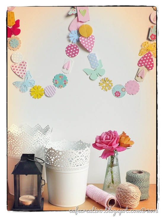 cafe creativo - Anna Drai - big shot sizzix - paper garland (1)