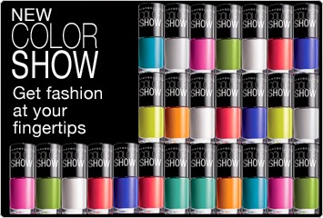 Fashion-Holic!: Colour Show by Maybelline New York! Get fashion at your  fingertips!