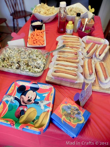 mickey party food