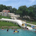 The new slides at Blue Jaz's pool