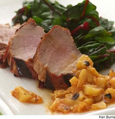 pork_tenderloin_with_grilled_peach_ginger_chutney