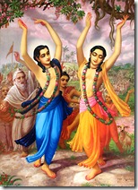 Lord Chaitanya and Nityananda Prabhu