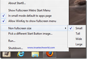 Win 8 Start customizer