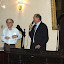 Foto tirada no dia 11 de novembro de 2005, por ocasião do lançamento dos livros [autores: Benedicto de Abreu Sá, Bassalo, Bassalo e Mauro Sérgio Dorsa Cattani, Jerônimo Alves e Bassalo (CD)], no Colégio Estadual Paes de Carvalho. Da esquerda para a direita: Bassalo e Manoel Gabriel Siqueira Guerreiro, Secretário Executivo de Ciência, Tecnologia e Meio Ambiente do Estado do Pará.