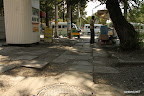 Common pavement in Bishkek, mind your step!