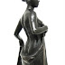 Object: 17138 - Staande vrouw met doek - 29 cm - € 1350,=