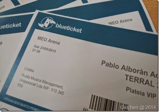 Bilhete MEO Arena