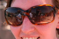Reflections in Shelley's glasses