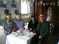 Tea party with Alan