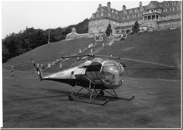 The first Durham Constabulary Helicopter