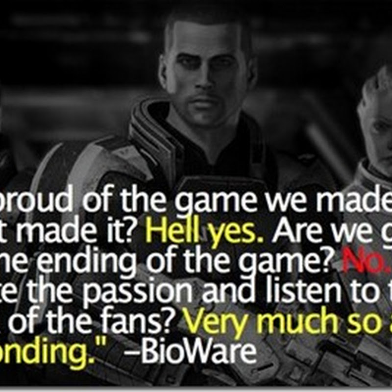 Es wird kein neues Mass Effect 3 Ende geben, nur ein erweitertes