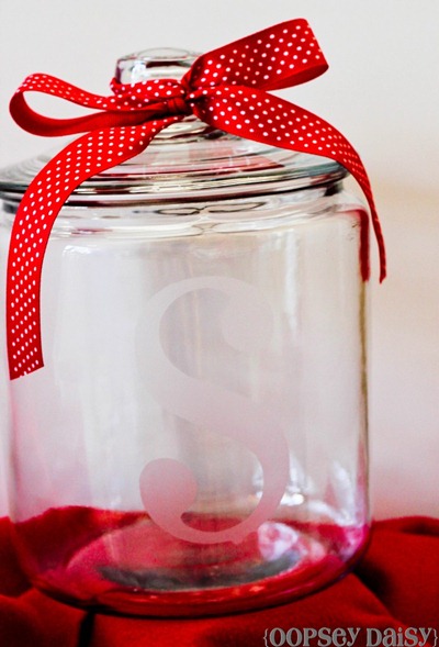 etched jar by oopsey daisy