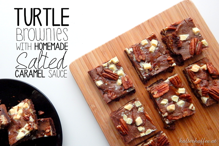 Salted Caramel Turtle Brownies