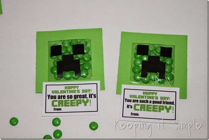 Minecraft Creeper DIY Valentine and Party Favor (16)