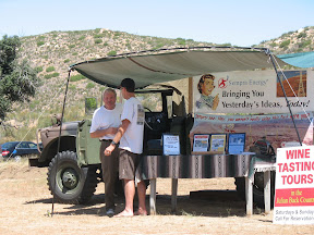 Bob discussing off-roading with the California Overland owner. I forgot his name :-(