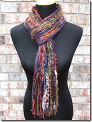 multicolor scrappy scarf