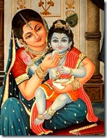 [Mother Yashoda feeding Krishna]