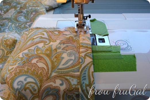 Sewing Pillow Back Hem Sewing Pillow Back Hem