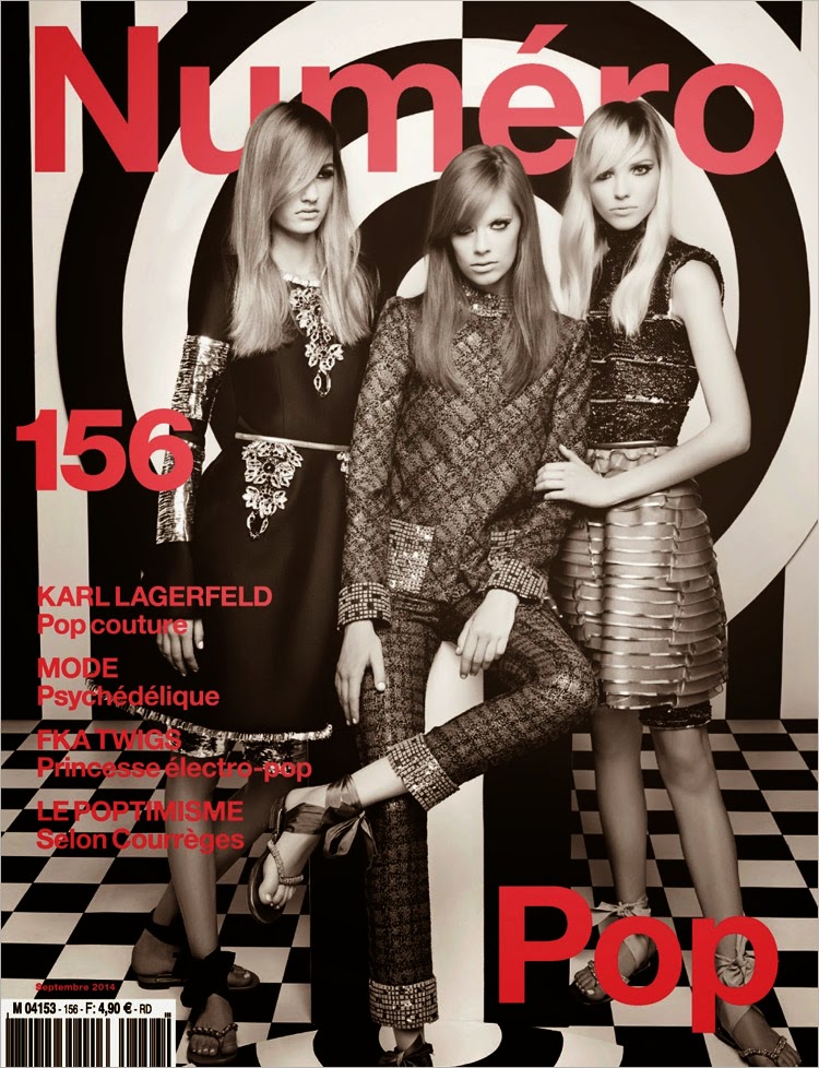 Саша Лусс, Маарти Верхоф и Лекси Болинг в сентябрьском номере журнала Numero (17 фото)