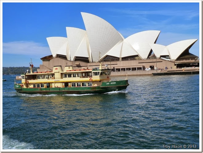 Opera House and Sydney Ferry