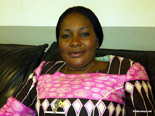 Brigitte Hatanyingelo, ancienne vice-gouverneure du Kasaï-Oriental (Mars 2012)