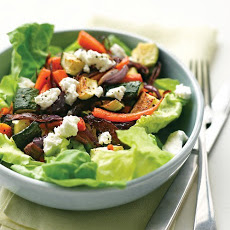 Roasted Vegetable Salad with Goat Cheese