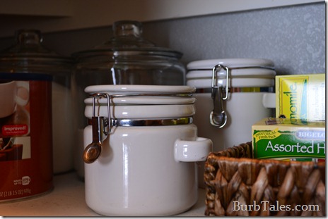 Canisters for tea and splenda Canisters for tea and splenda